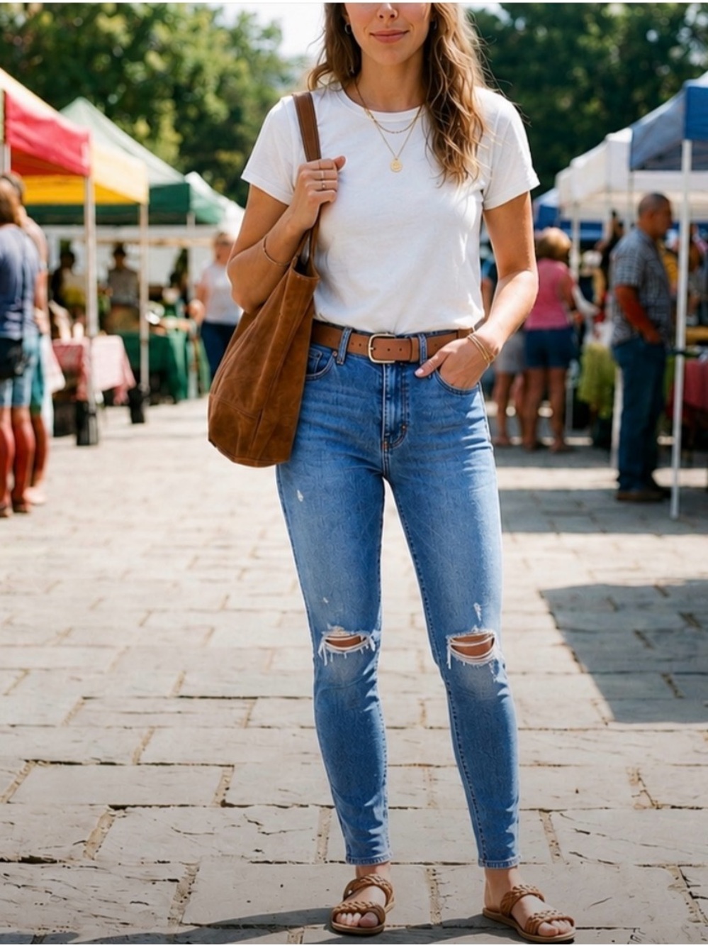 Levi 501 Button Fly Straight Leg Distressed Jeans